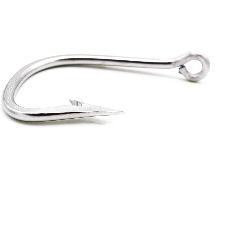 SENYUBBY Saltwater Large Giant Shark,Tuna and Catfish Hooks Extra Strong Stainless Steel Fishing Hooks (12/0(Pack of 5)) - Image 3